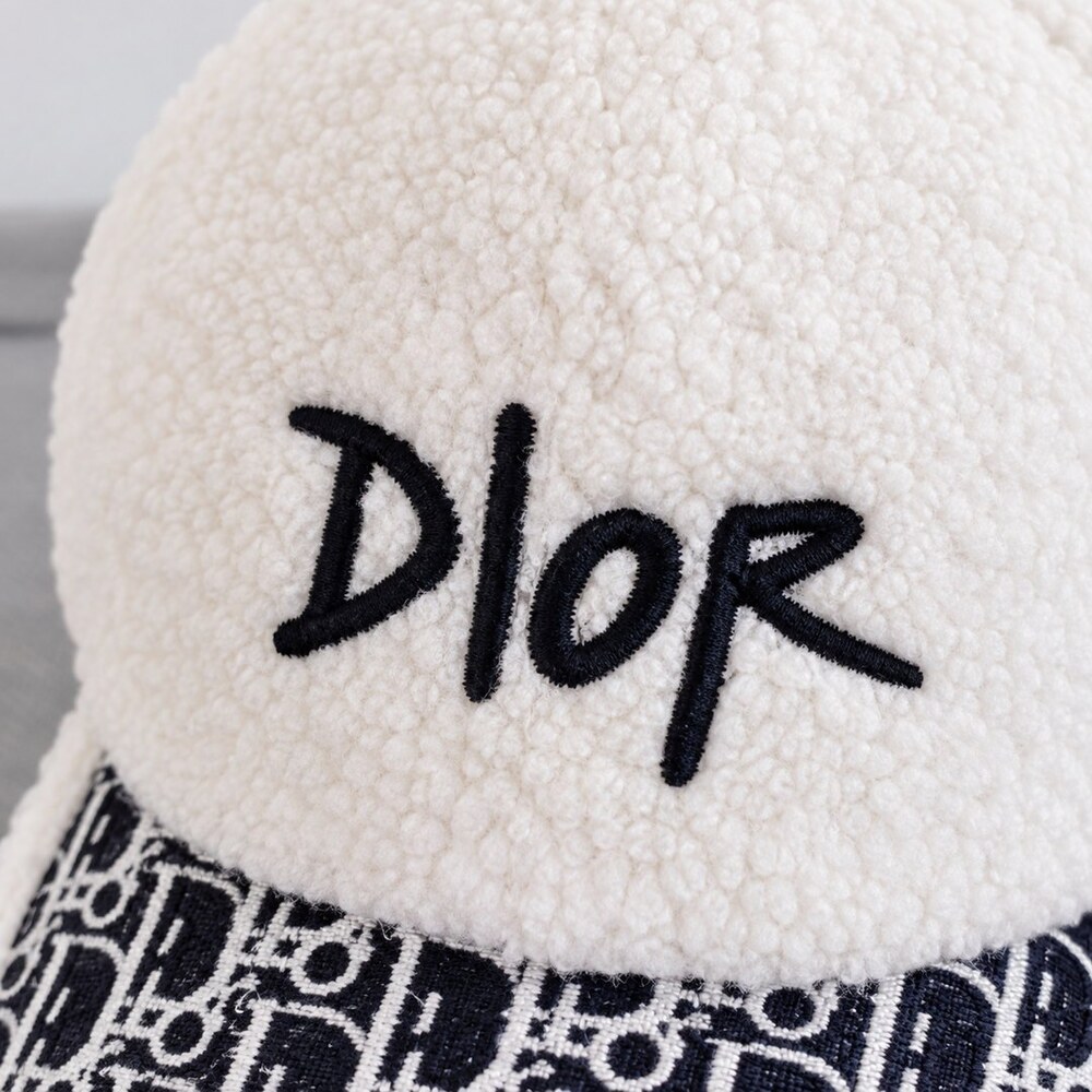 Dior Shearling Jacquard Cap - Picture 5 of 6